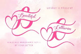 Catherine Monogram Demo font