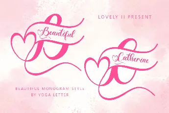 Catherine Monogram Demo font