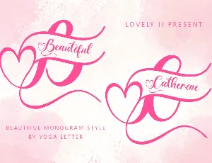 Catherine Monogram Demo font