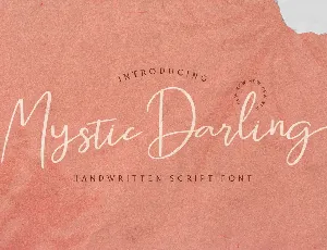 Mystic Darling font