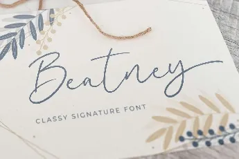 Beatney font