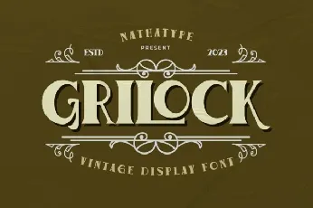 Grilock font