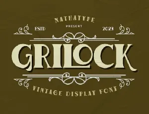 Grilock font