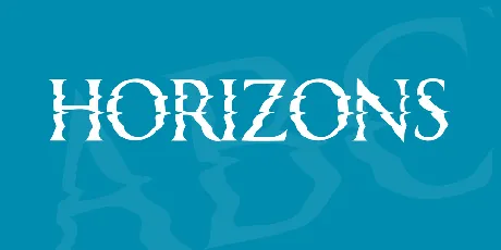 Horizons font