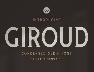 Giroud font