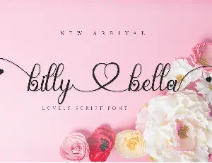 Billy Bella font