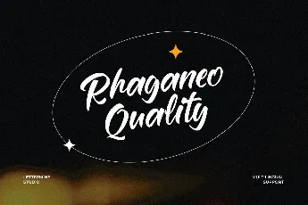 Rhaganeo Demo font