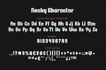 Recky font