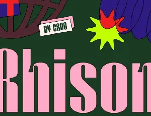 Rhison font