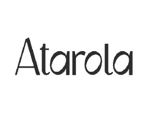 Atarola font