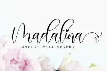 Madalina Calligraphy font