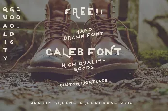 Caleb Free font