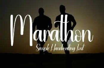 Marathon Script font