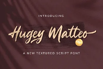 Hugey Matteo font