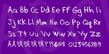 Dadhand font