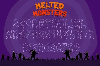 Melted Monster font