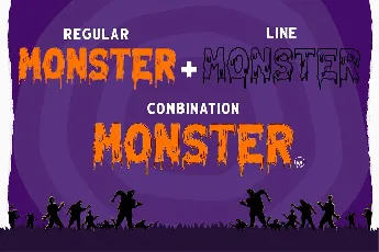 Melted Monster font