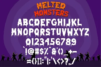 Melted Monster font