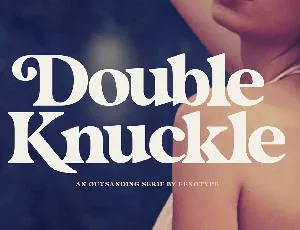 Double Knuckle font