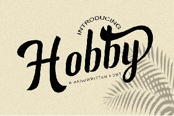 Hobby font