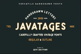 Javatages Bold Vintage font