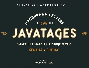 Javatages Bold Vintage font