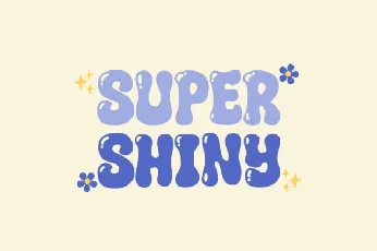 Super Shiny font