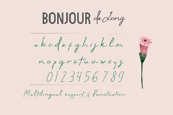 Bonjour de Jong Duo font