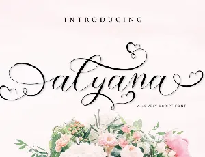 Alyana Script font