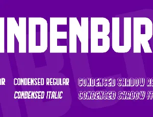 Hindenburg font