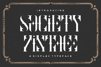 Society Vintage Demo font