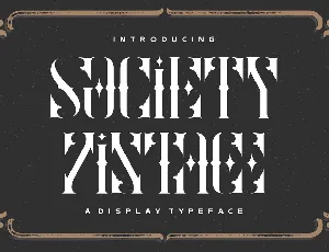 Society Vintage Demo font