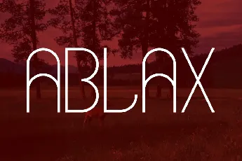 ABLAX font