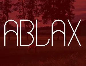 ABLAX font