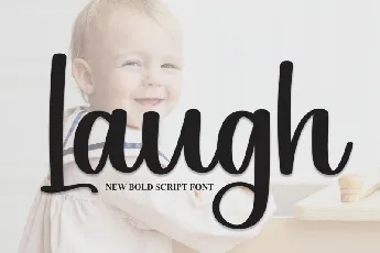 Laugh Script font