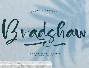 Bradshaw font