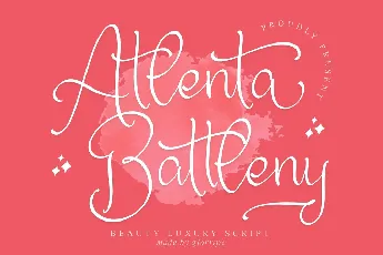 Atlenta Battleny font