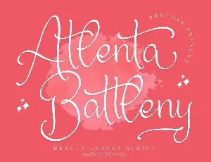 Atlenta Battleny font