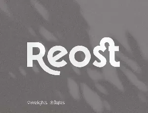 Reost Family font