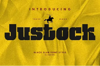 Justock font