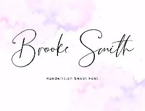 Brooke Smith Script font