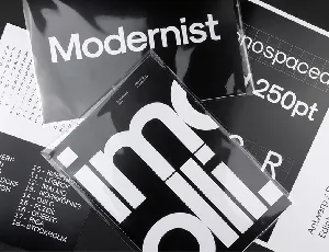 Modernist font