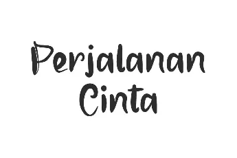 PerjalananCintaDemo font