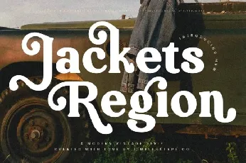 Jackets Region font