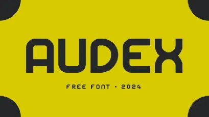 Audex font