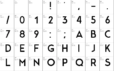 Moderne font