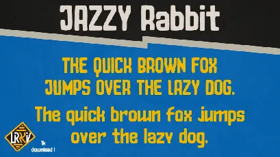 JazzyRabbit font