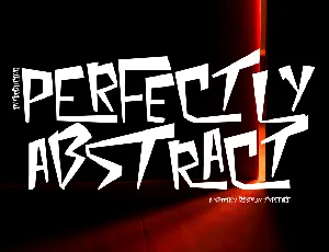 Perfectly Abstract Demo font