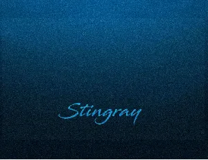 Stingray font