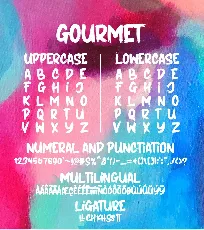 GOURMET font